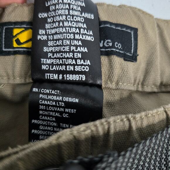 BC Clothing Men's Convertible‎ Cargo Pants Hiking Khaki Zip-Off Belted XXL x 30 - Picture 9 of 10